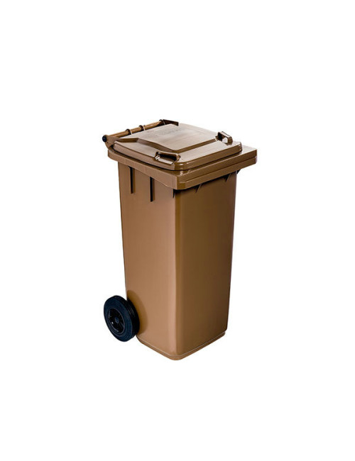 BIDONE RACCOLTA DIFFERENZIATA 120 LT MARRONE