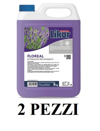 LIKOR FLOREAL KG 5 LAVAPAVIMENTI - 2 TANICHE A CNF