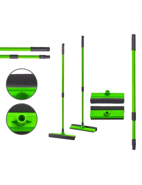 LAVAVETRI DOPPIO LATO DA 25 CM VERDE MANICO ALLUNG