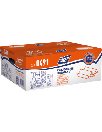 ASCIUGAMANO AV CELL. 2 VELI ECOLABEL 200 PEZZI