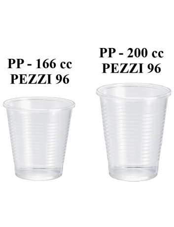 BICCHIERE IN POLIPROPILENE PER ACQUA