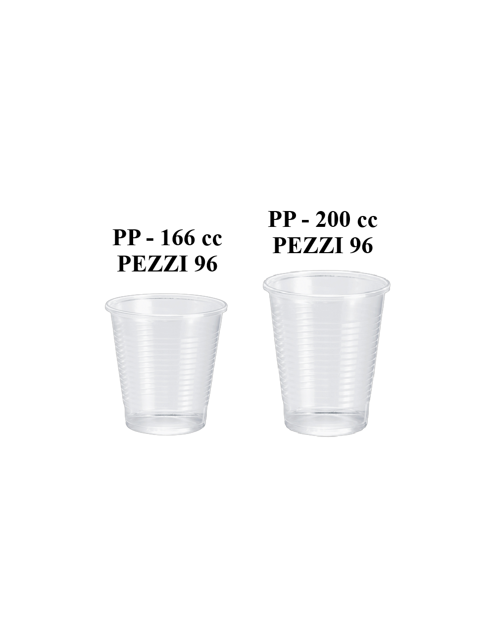 BICCHIERE IN POLIPROPILENE PER ACQUA