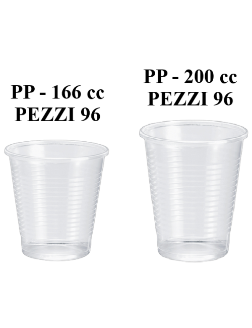 BICCHIERE IN POLIPROPILENE PER ACQUA