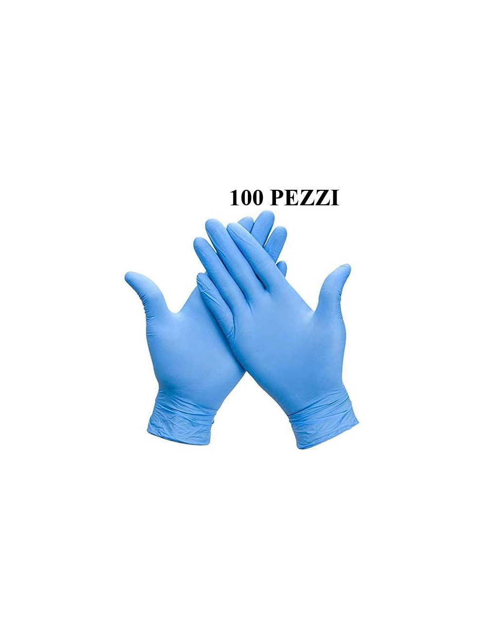 GUANTI NITRILE BLU 3,5 GR PEZZI 100