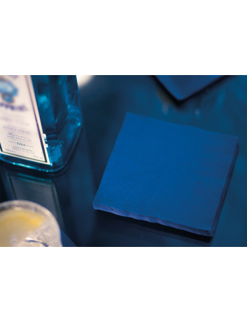 TOVAGLIOLI 25X25 2 VELI 100 PEZZI BLU NAVY